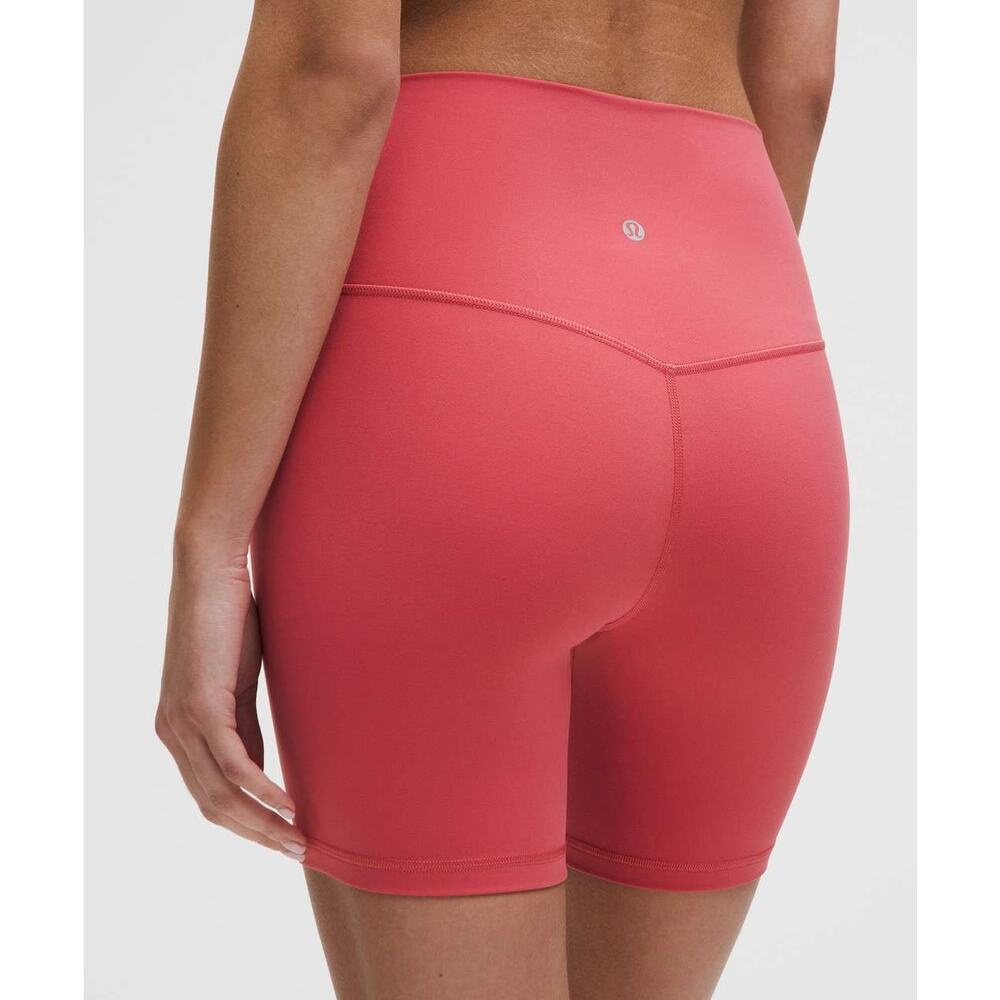 Lululemon Align High Rise Short 6” Desert Red Size 6 - Picture 9 of 9